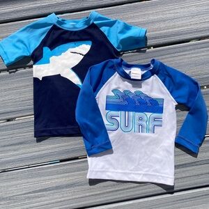HANNA ANDERSSON - 2 Beach Toddler Rash Guards - 2T